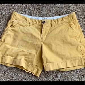Old Navy Yellow Khaki 5” Shorts
